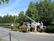 2010 Installing the new flag pole