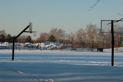 2019 Jan First Snow in Confluence Park