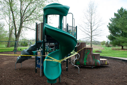 2019 Apr Our New Playground Structure Almost Ready